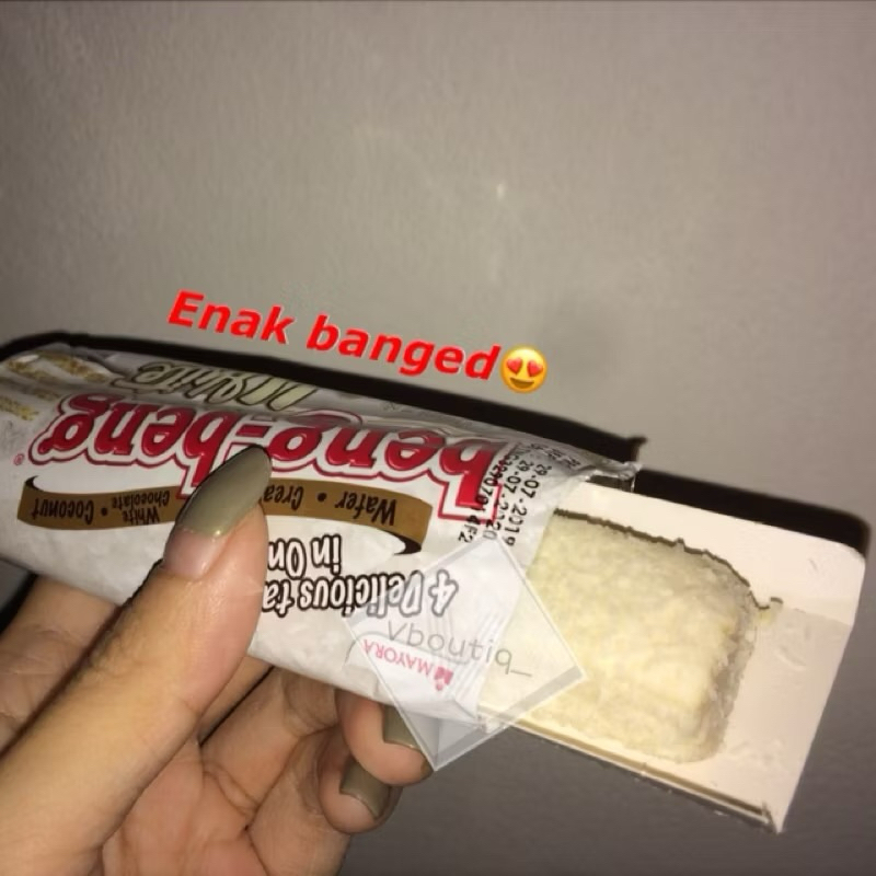 

Beng Beng Coconut White Wafer Coklat 1 pcs Snack Bkk