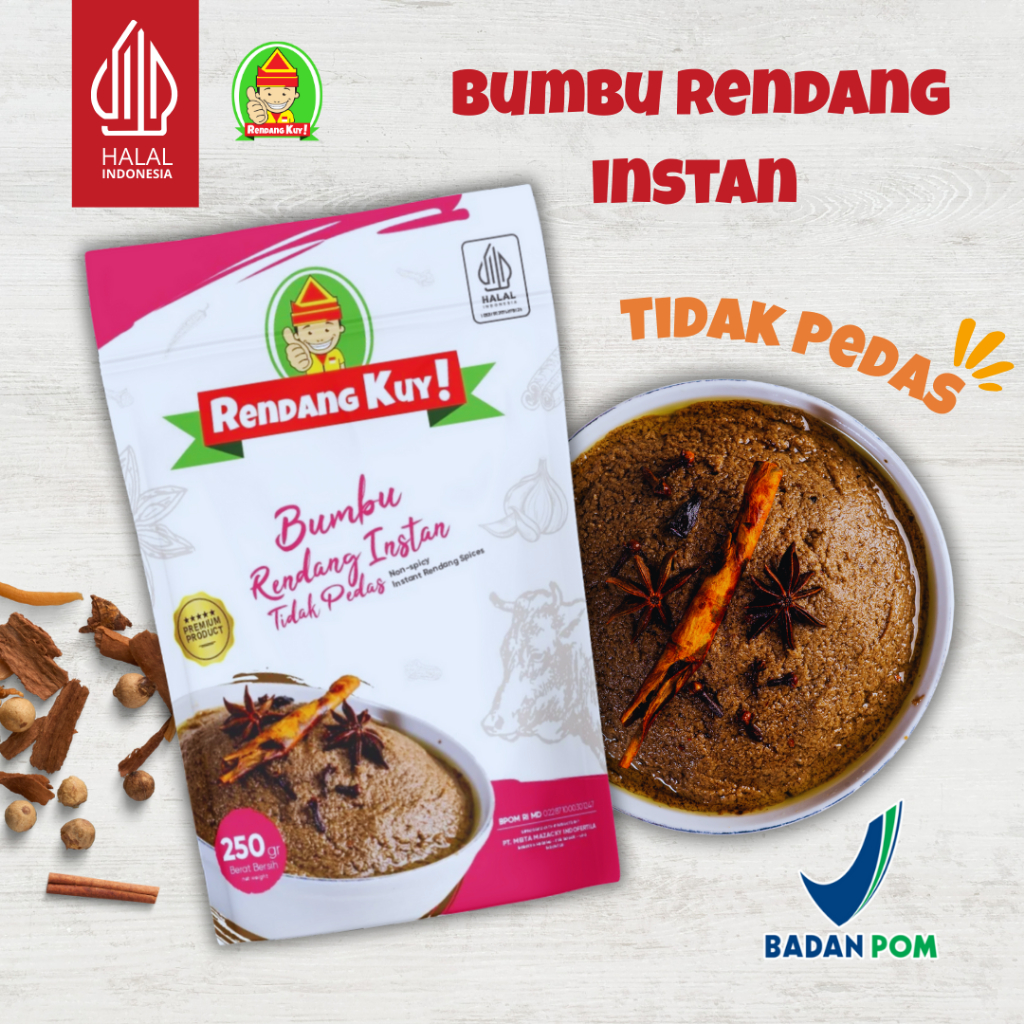 

Rendang Kuy! - Bumbu Rendang Instan Tidak Pedas 250 Gram