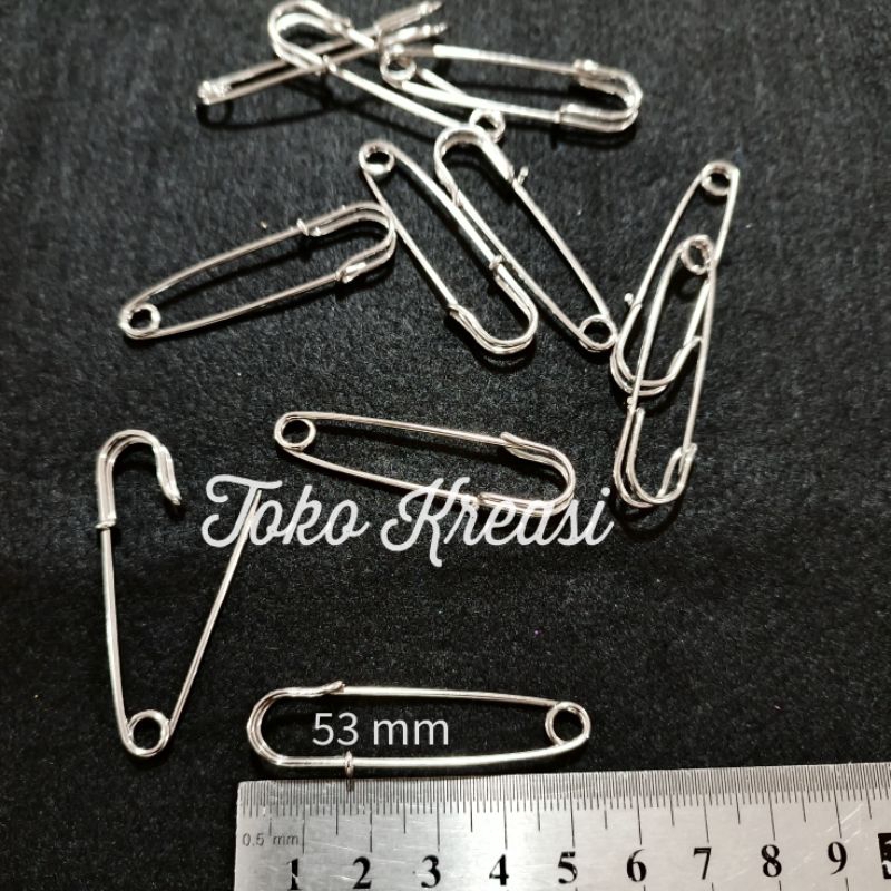 (Per Pcs) Peniti Besar Peniti Jumbo Peniti Jojon 53mm Aksesoris Hiasan DIY Kreasi