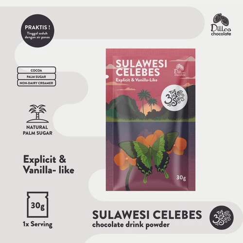

Dillco Chocolate SULAWESI CELEBES 3in1 30 Gram Bubuk Minuman Chocolate