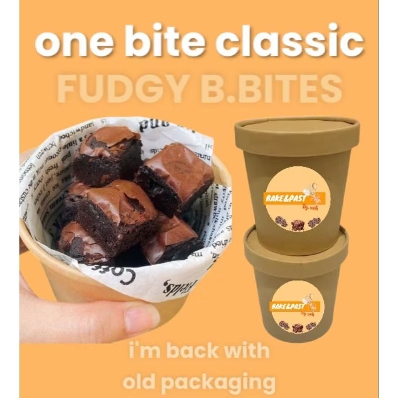 

FUDGY BROWNIE BITES 12Oz CHOCOLATE