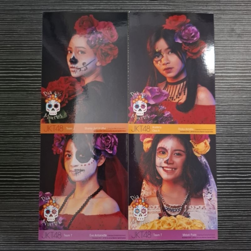 Photopack PP JKT48 Dia de Los Muertos Halloween | Shanju Eve Melati Amel