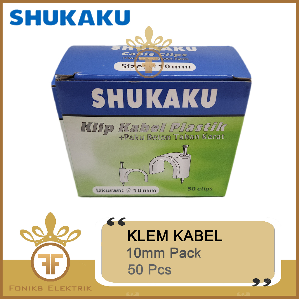 KLEM KABEL SHUKAKU 10MM/ KLEM KABEL NO10