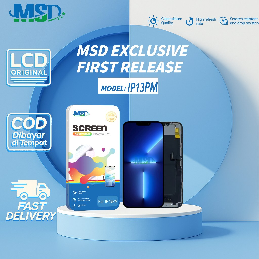 MSD Lcd iPhone 13 Pro OLED Move IC Fullset Touchscreen Original   Screen Digitizer
