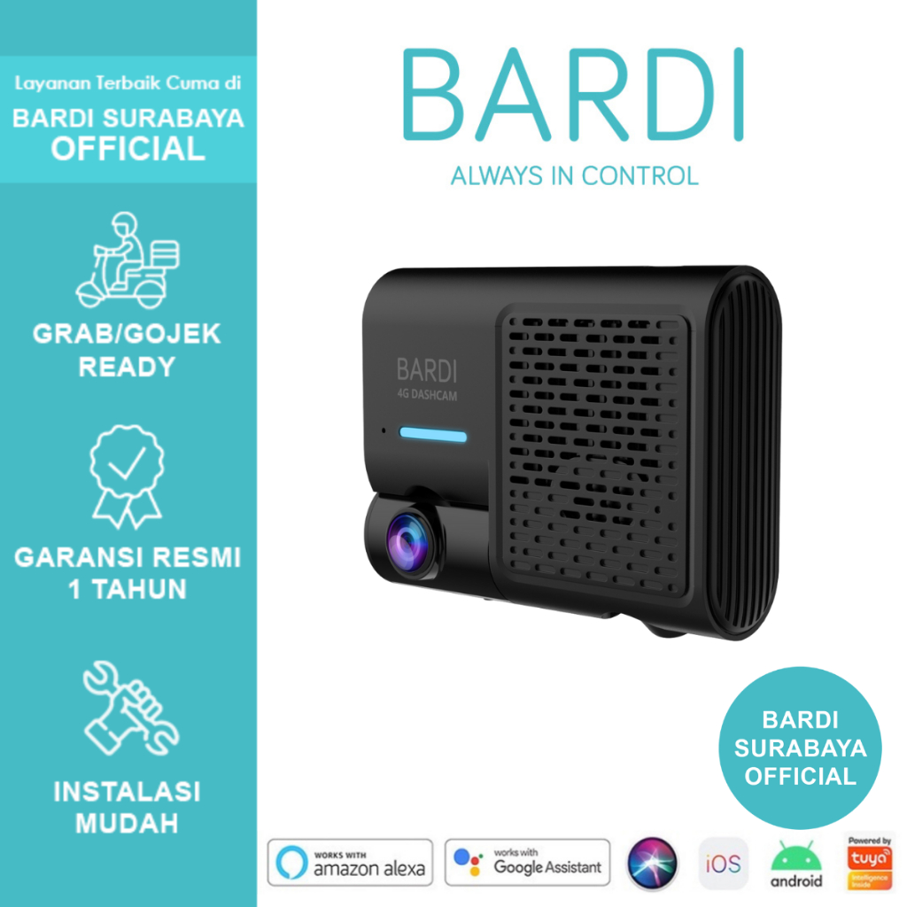 BARDI Smart Dashcam Dash Cam Front Camera Kamera Depan Dashboard Mobil Pengawasan Parkir