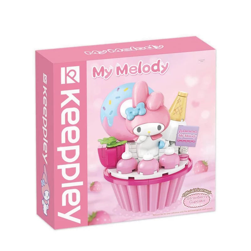 Qman Keeppley-Cupcake-Melody Mainan Balok Anak Hadiah Kado Kids Toys Kidz Station