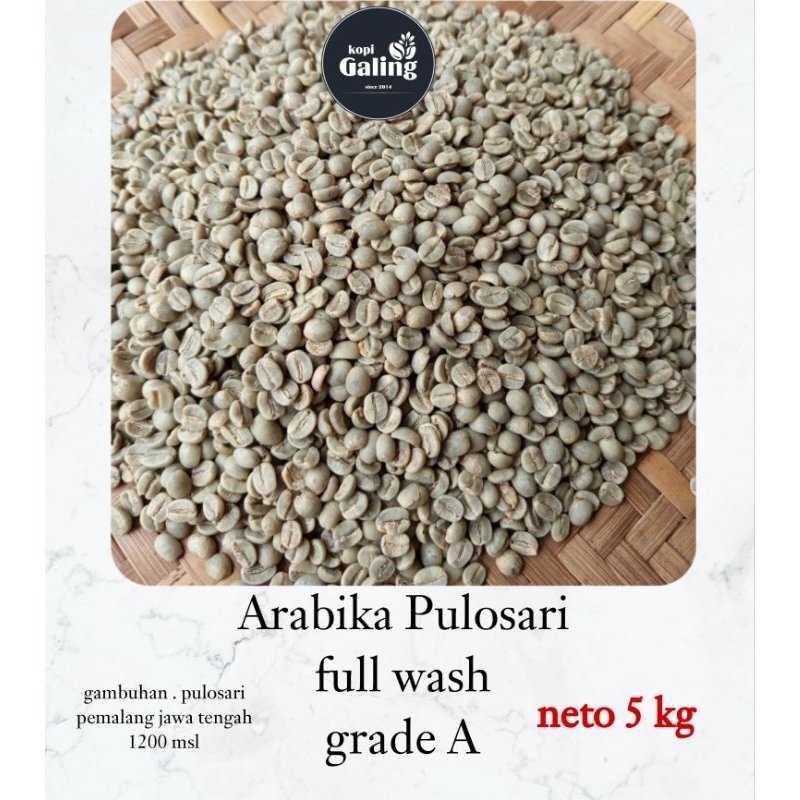 

KOPI ARABIKA GALING GRADE A 5kg 100% kopi asli PULOSARI PEMALANG