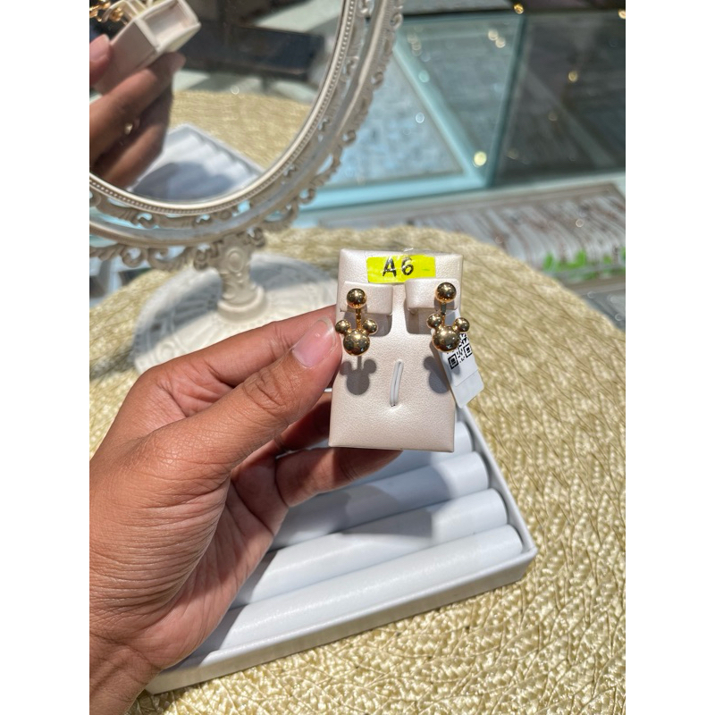 anting tindik tikus kilap bola 8k RYL €