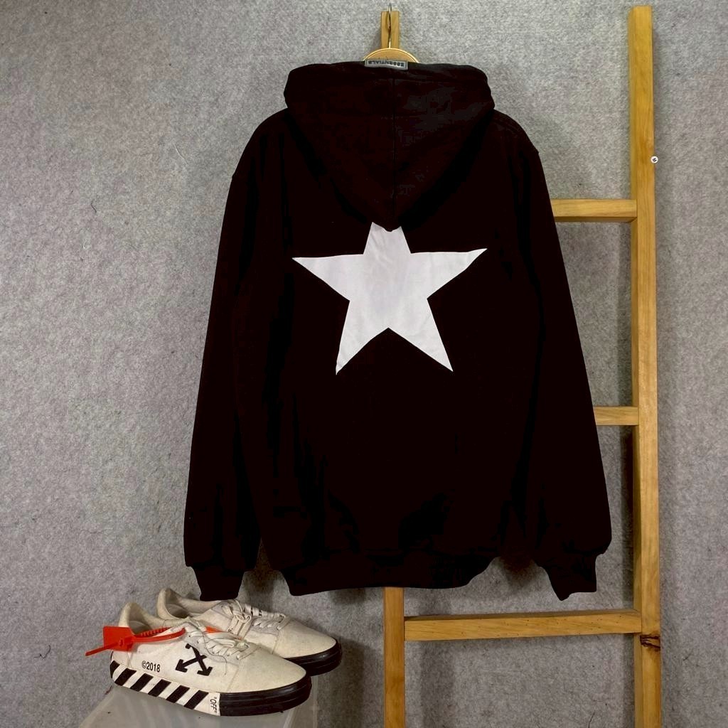 HOODIE SWEATER ESSENTIALS FOG FEAR OF GOD BACK STAR BLACK