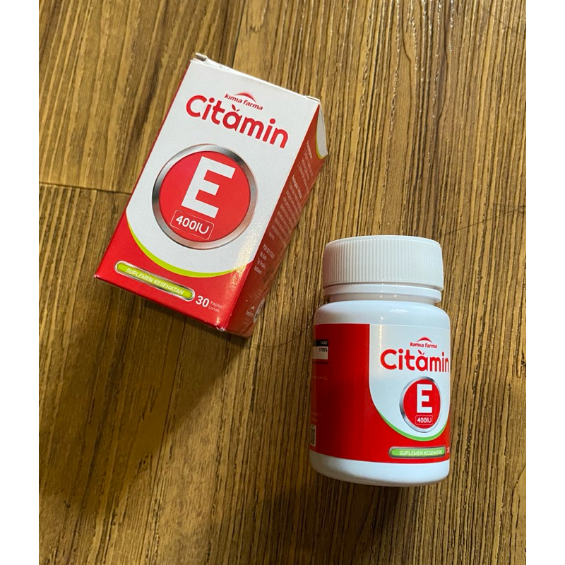 Citamin E 400 UI 30 Kapsul / Vitamin E / Kimia Farma