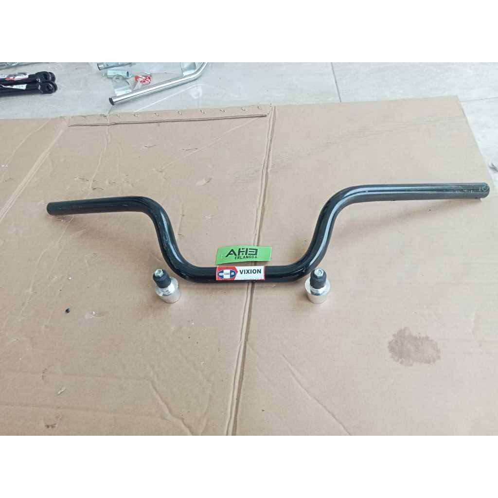 Stang setir Stang stir stang setir stir Vixion old lama set jalu warna hitam MERK SHJ