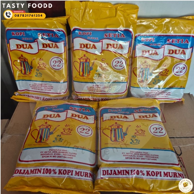 

KOPI BUBUK DUA-DUA 250GR // KOPI BUBUK MERK DUA-DUA 250GR