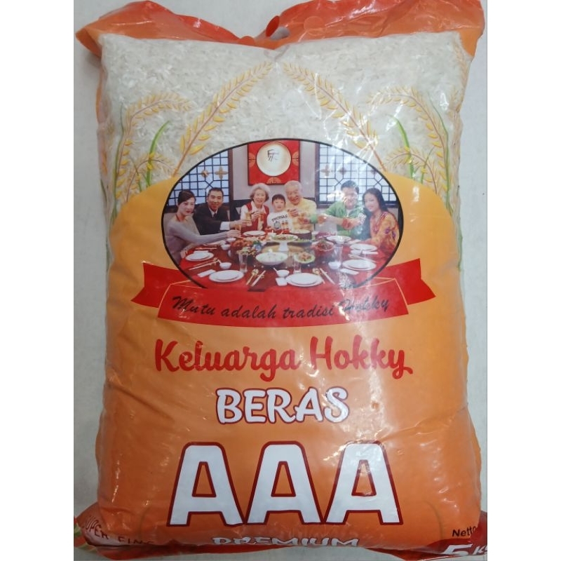 

Beras Premium KELUARGA HOKKY Beras AAA Premium Rice 5 Kg - HK. Size : 5 Kg / Bungkus. Material : Beras Premium KELUARGA HOKKY Beras AAA Premium Rice. Enak - Nikmat - Lezat. Cintailah Produk Indonesia.