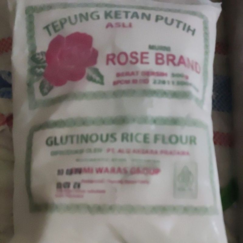 

Tepung KETAN Rose Brand 500 Gram