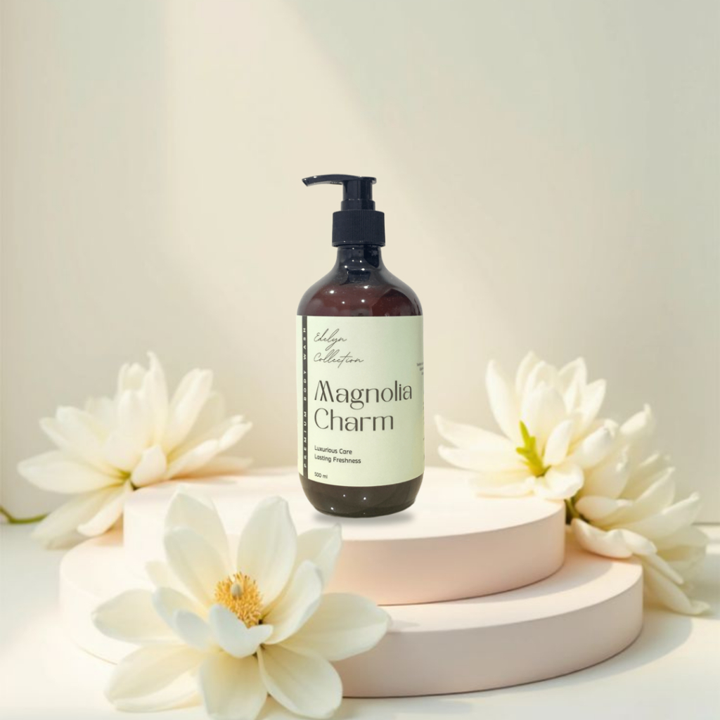 EDELYN COLLECTION Body Wash Magnolia Charm 500 ml Sampo Sabun Mandi Premium Magnolia Charm 500 ml