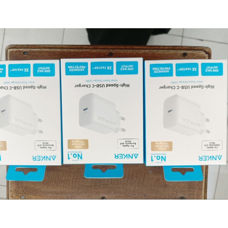 ANKER ADAPTOR CHARGER 20watt