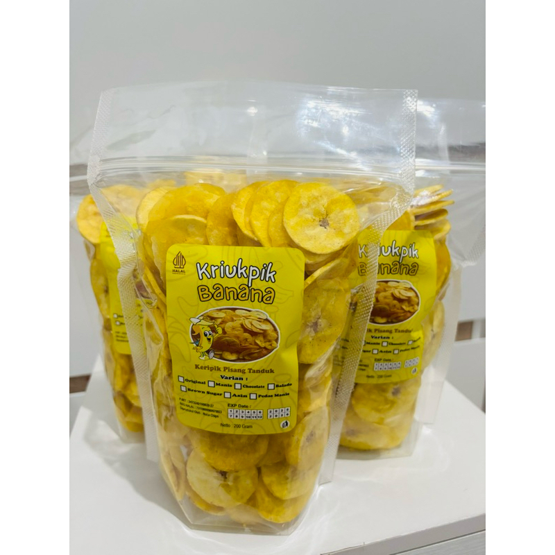 

KERIPIK PISANG TANDUK VARIAN RASA ASIN GURIH by Kriukpik Banana