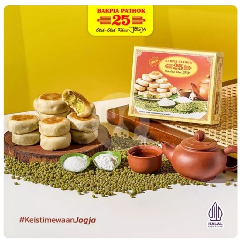 

Bakpia Pathok Original Kacang Hijau isi 15