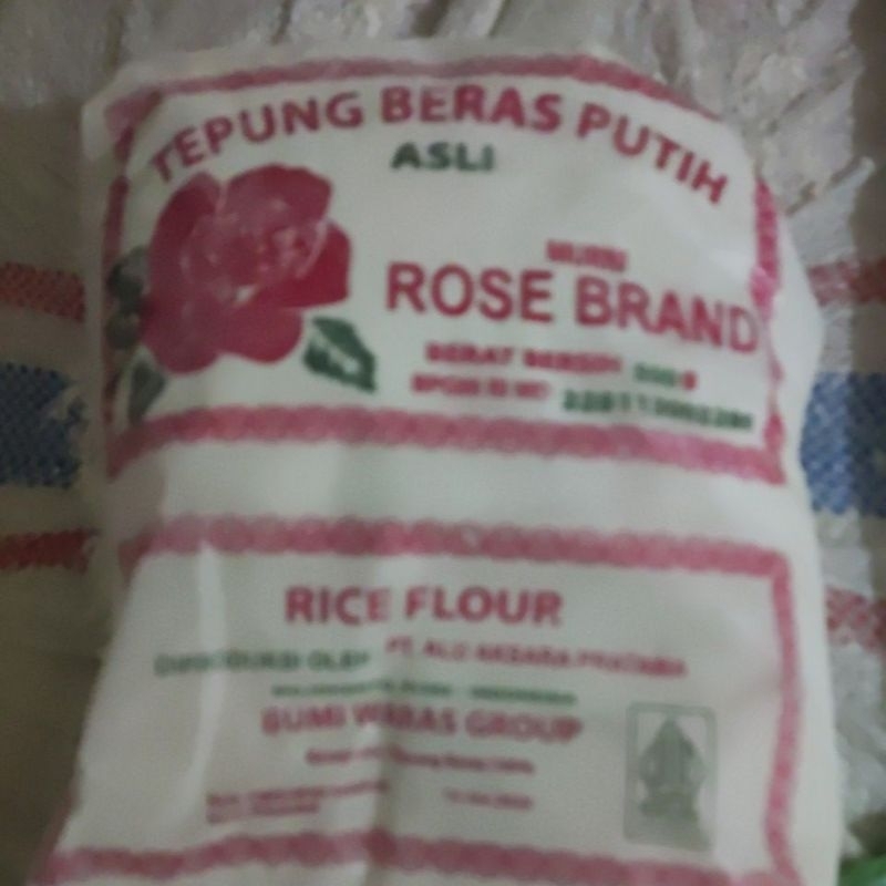 

tepung berasputihrosebrand 500 gram