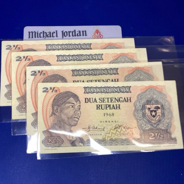 2,5 rupiah sudirman Tahun 1968 asli
