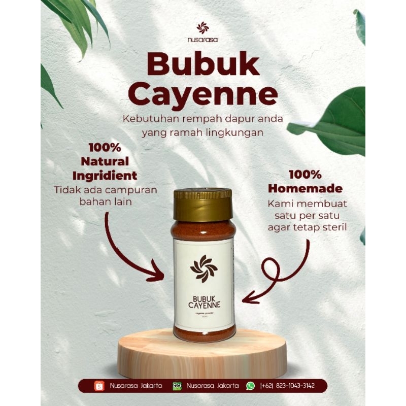 

Nusarasa Cayenne Powder 50 gram