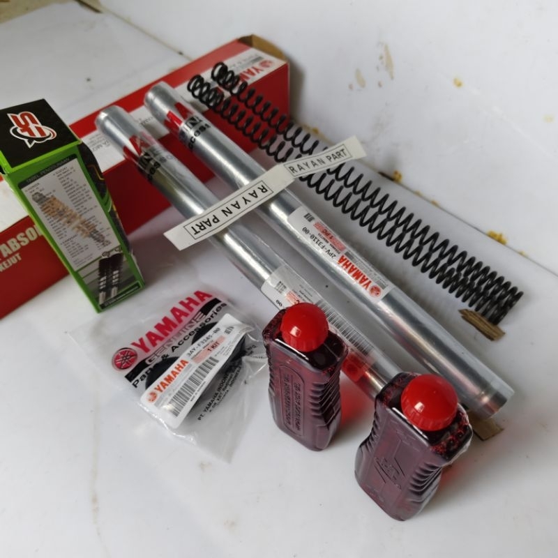 Shock depan Jupiter Mx King shock depan Jupiter Mx King komplit silsok+olisok+persok sok depan Jupit