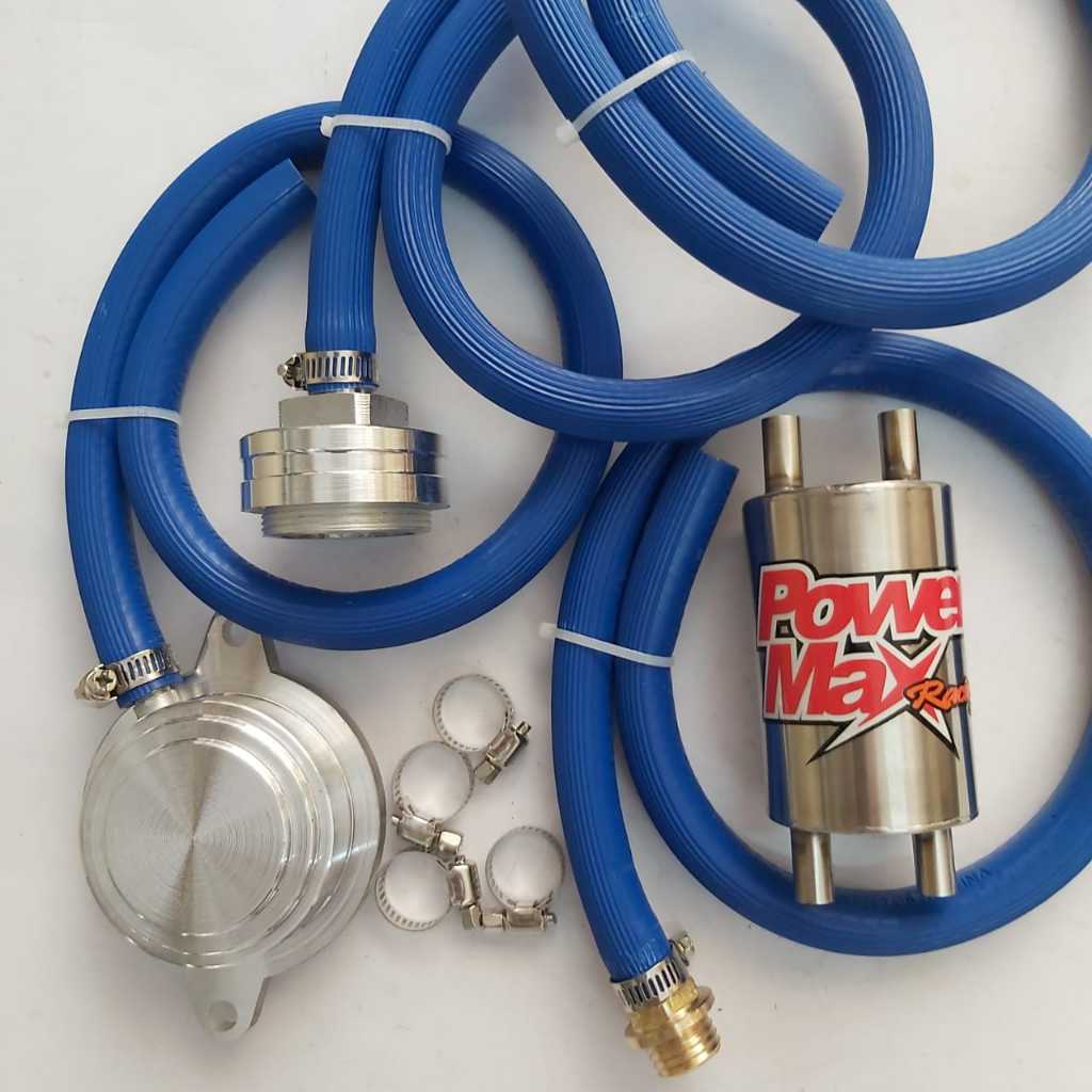 Power Max Racing Tabung Hawa Mio Sporty Smile Soul Nouvo Biru