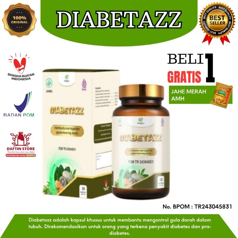 

DIABETAZ KAPSUL HERBAL ALAMI UNTUK DIABETES | OBAT DIABETES HERBAL