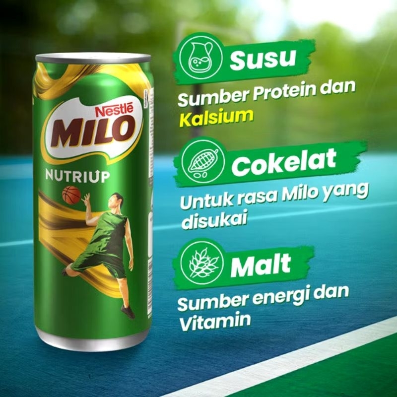 

PROMO!! MILO ACTIV-GO Nutri Up Kaleng 220ml