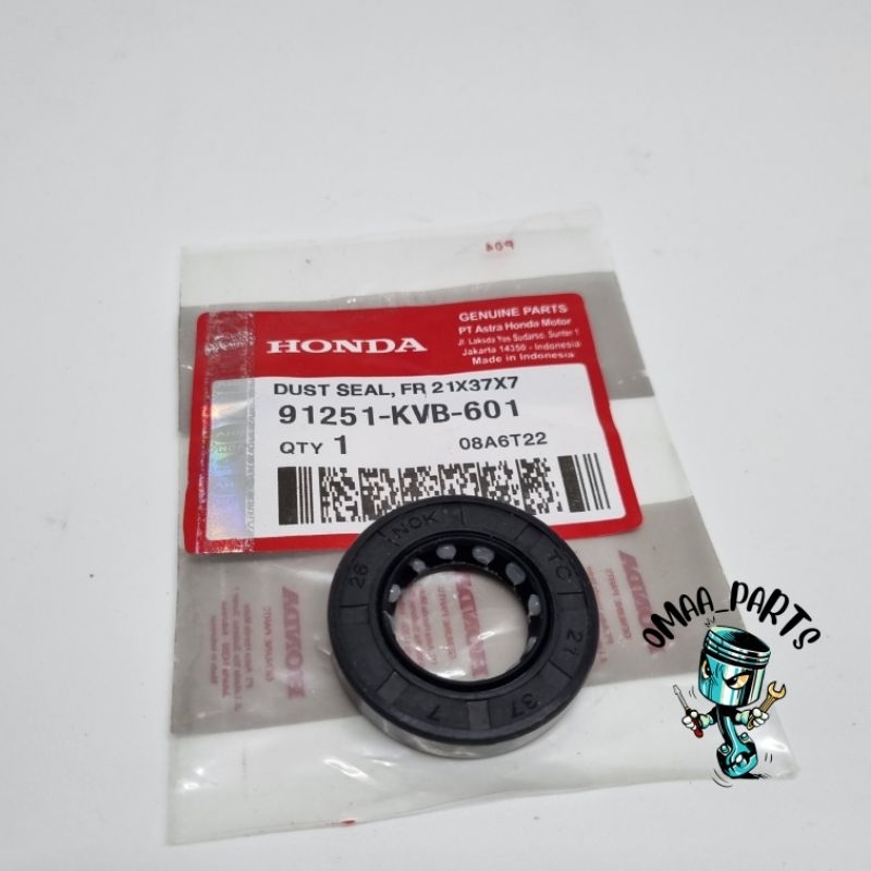 Seal Roda Depan Dust seal 21x37x7 Honda Beat Karbu - Vario 110 - Supra x125 KARISMA