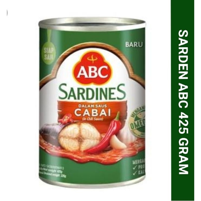 

SARDEN ABC ( 425 GRAM ) SARDINES ABC BESAR PROMO!!!