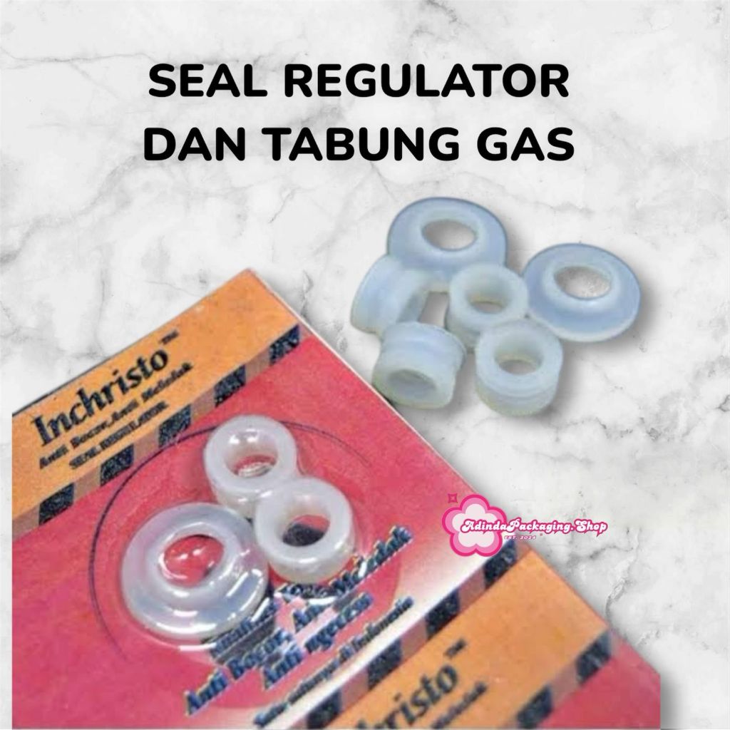 INCHRISTO KARET SEAL REGULATOR | SEAL TABUNG GAS SILICON | KARET PENGAMAN REGULATOR DAN TABUNG GAS E