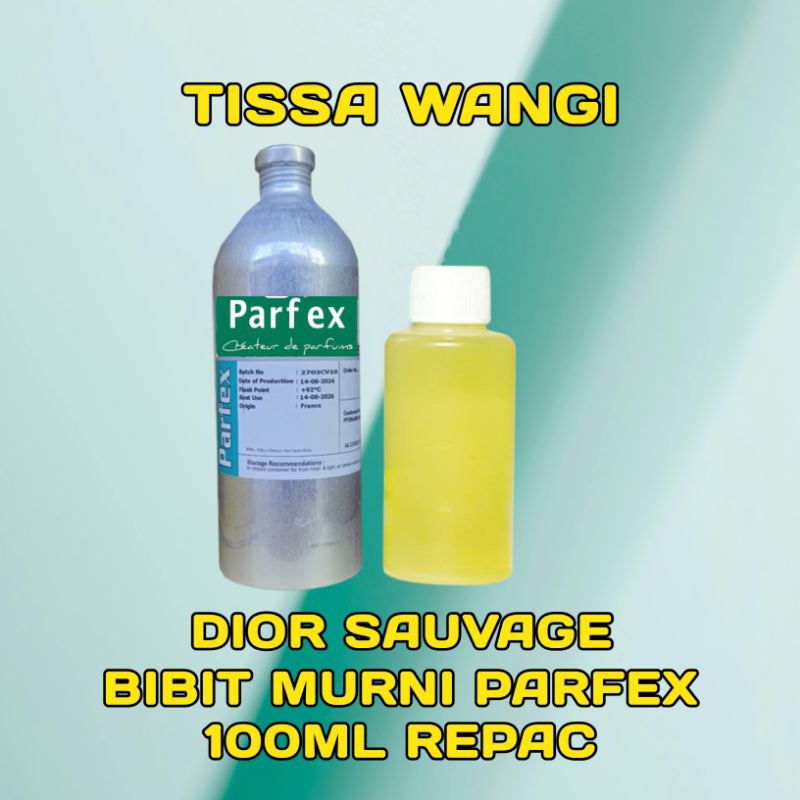 Dior Sauvage Bibit Parfum Murni Parfex 100ml Repac