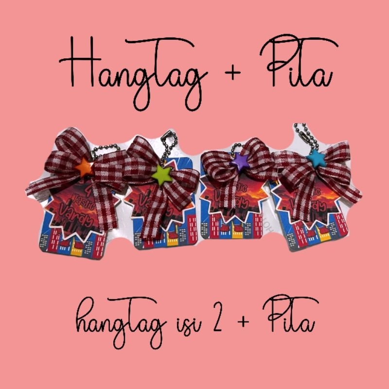 

Hangtag Custom Pita 2 layer