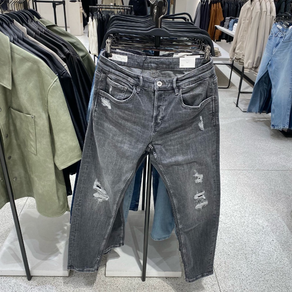 Jastip. Skinny Ripped Jeans Zara (Man)