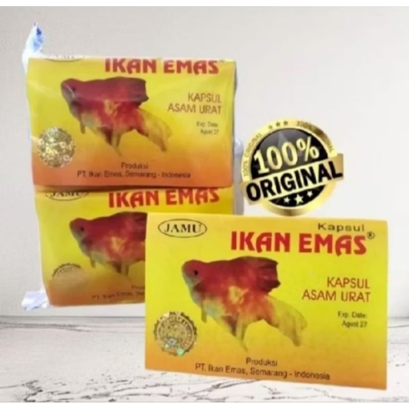 

IKAN EMAS KAPSUL ASAM URAT