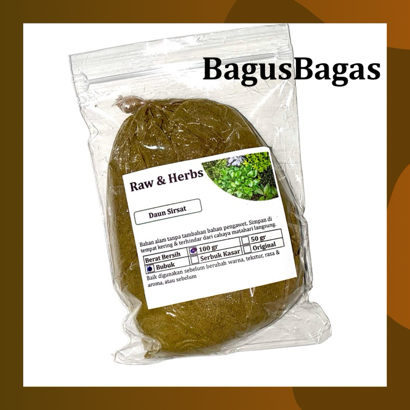 

Bubuk Daun Sirsak Sirsat 100 g Organik Asli tanpa Campuran Rempah JSR Obat Insomnia Gigi Bagus Bagas