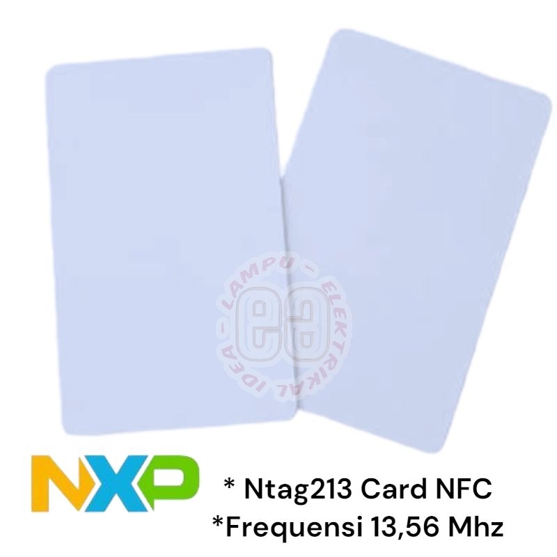 NFC Tag Ntag213 13.56 Mhz RFID Smart Card / Kartu Ntag 213 NFC 13.56 PVC BAGUS BERKWALITAS