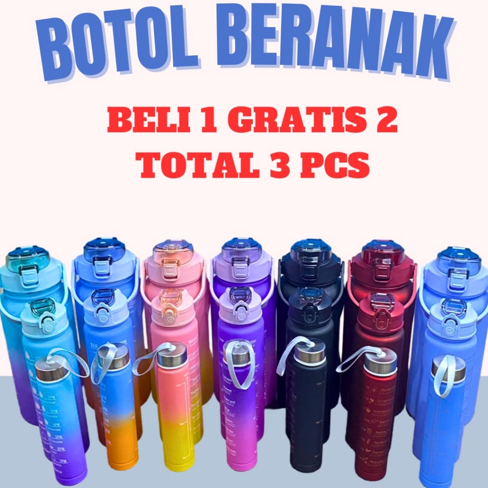 55LANGSUNG ORDER Botol Beranak 2 Liter  1ml  5ml Botol Minum Viral 1 set