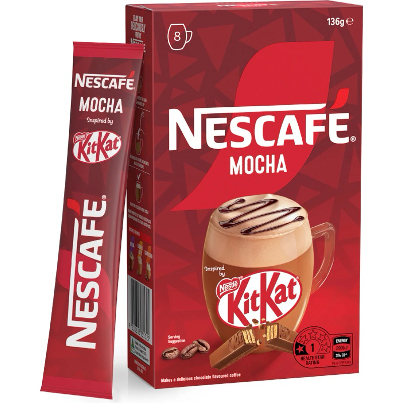 

Nescafe Kit Kat Mocha Sachets 8 pack - Australia