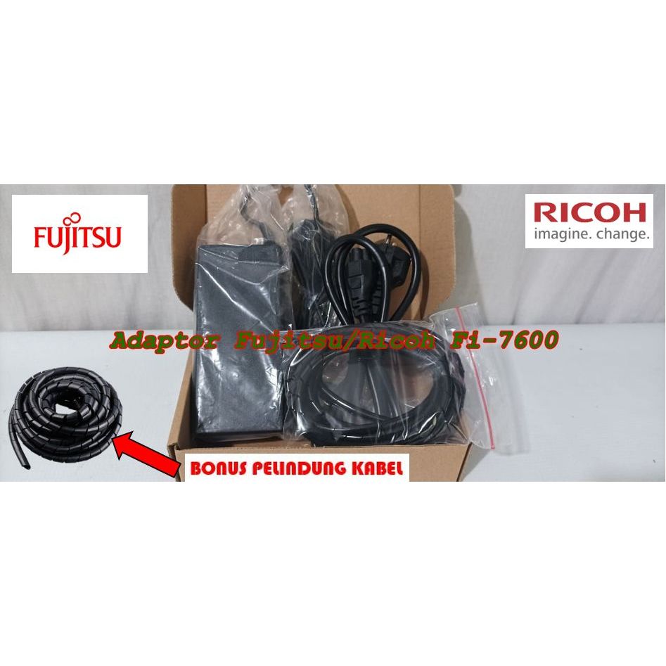Adaptor Scanner Fujitsu/Ricoh Fi 7600 ORI Baru