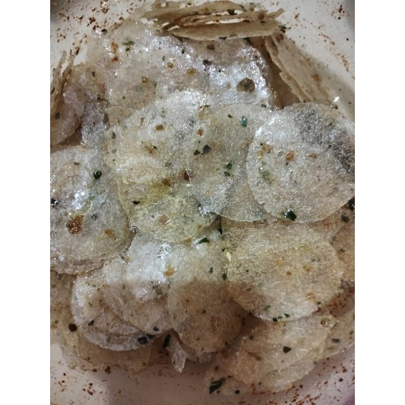 

seblak kering keripik kaca 250gr berbagai varian rasa pedas daun jeruk/pedas/original daun jeruk