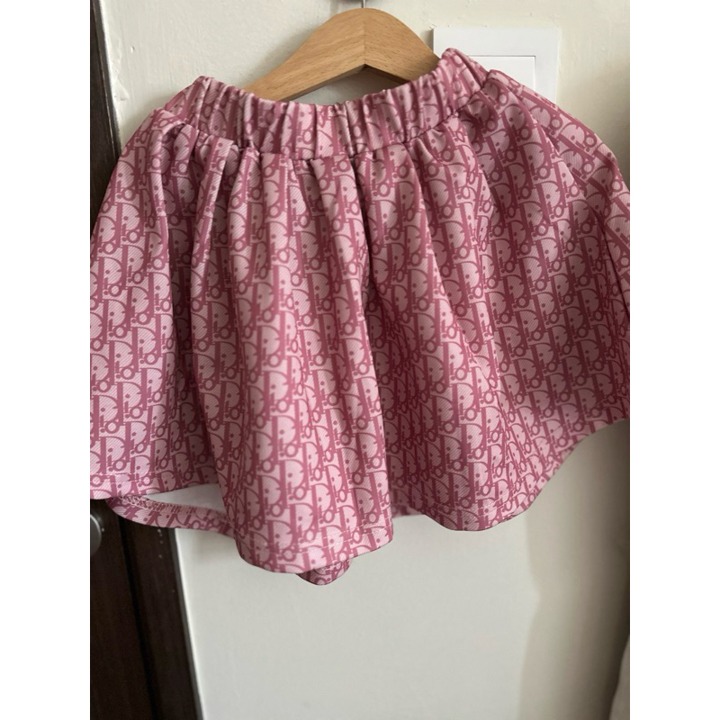 Dior skirt rok anak pink