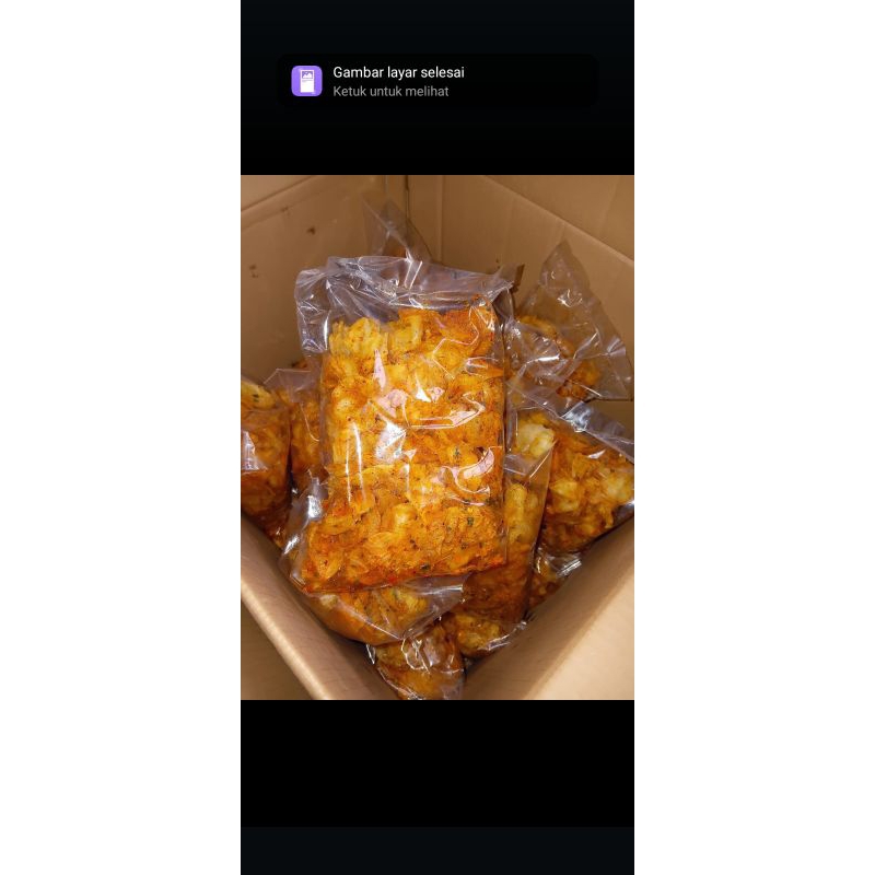 

Keripik Singkong Kriwil Daun Jeruk Pedas