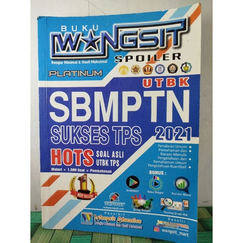 PRELOVED BUKU SBMPTN WANGSIT 2021