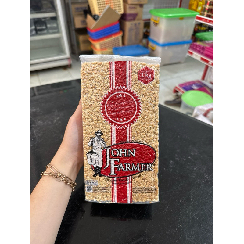 

Kacang Cacah/Cincang Panggang John Farmen 1kg