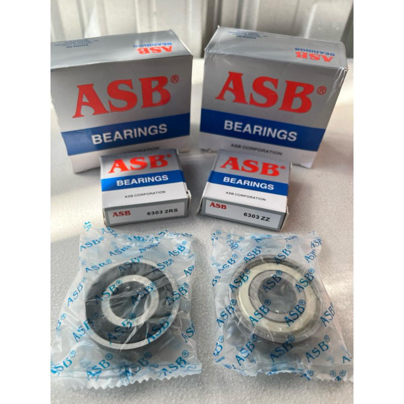 ASB Bearing 6303ZZ / 6303RS / Bearing 6303 / Klahar 6303