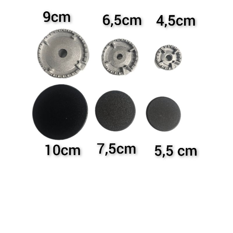 small burner 5 cm untuk kompor tanam teka, modena , domo