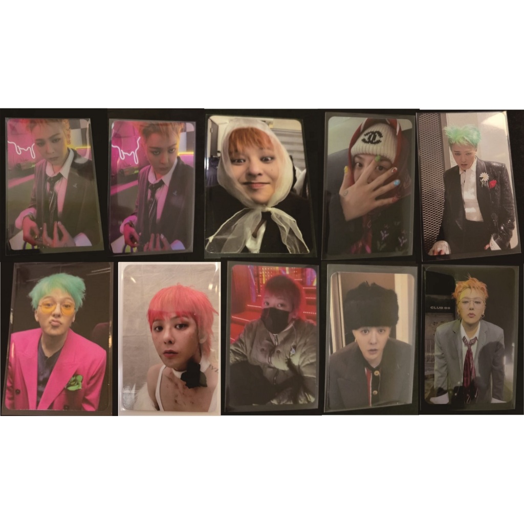 PC G-dragon Photocard Gdragon Bigbang G dragon Official