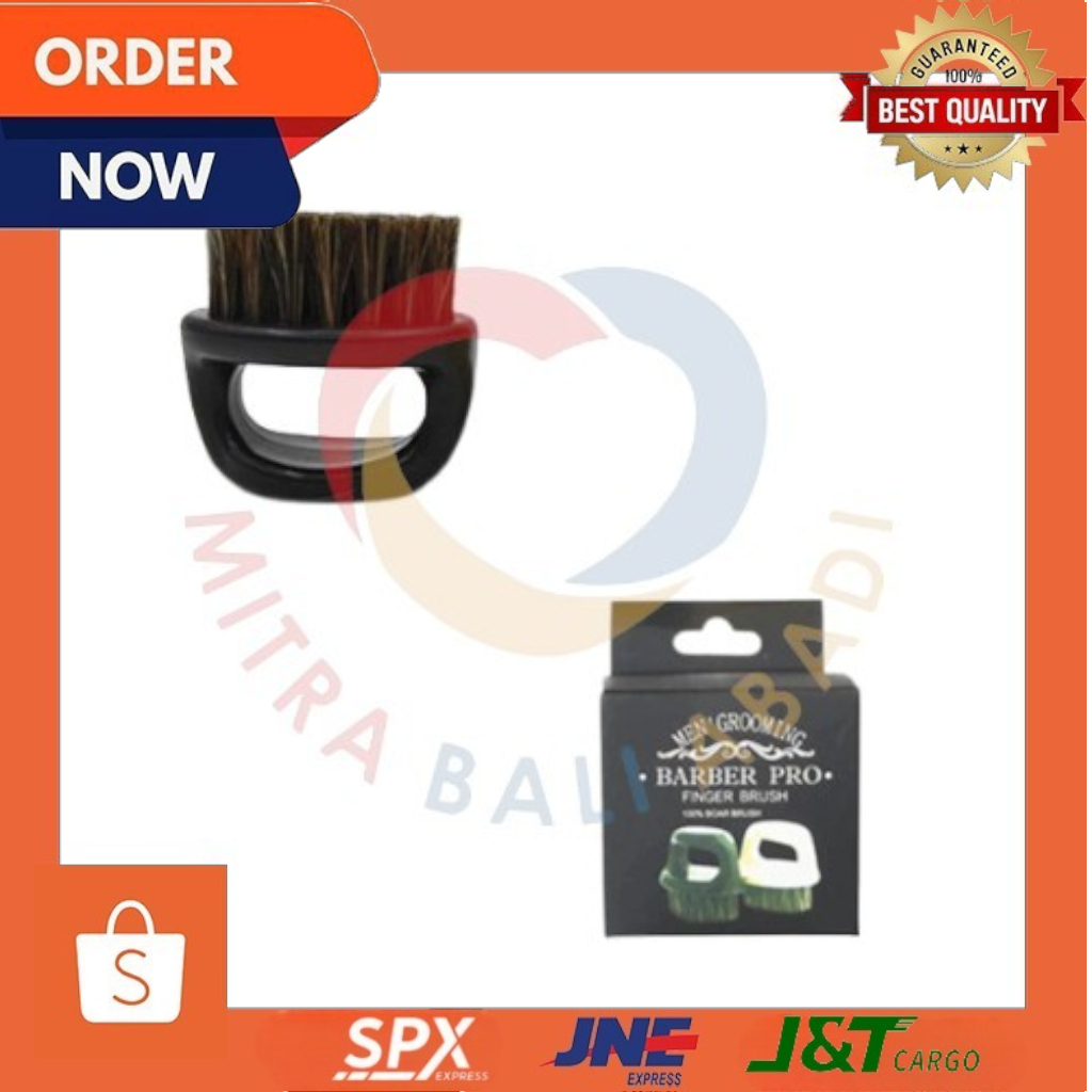 Fade Brush Finger - Kuas Cukur Fade Brush - Fade Brush - Kuas Sikat Rambut - Finger Brush